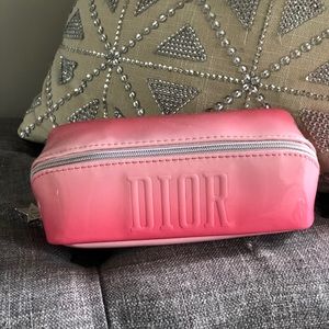 Dior Pink Ombré Makeup Bag